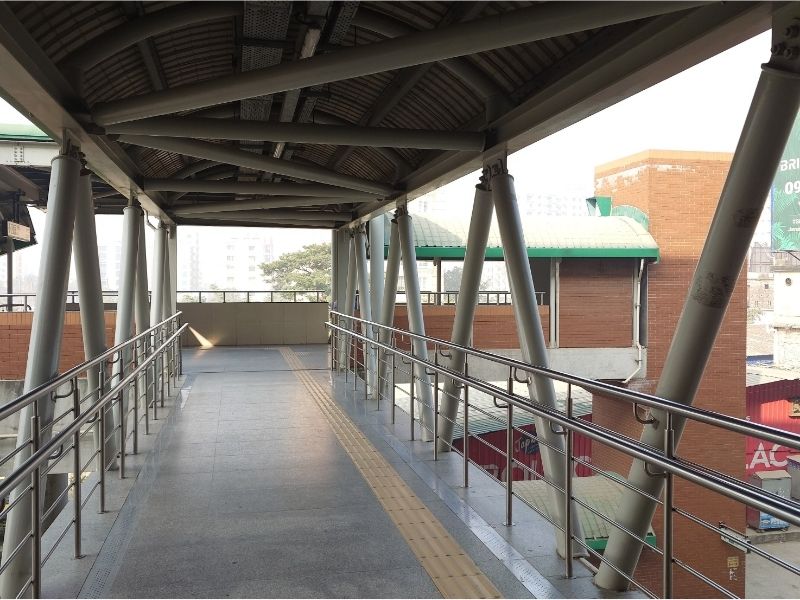 右に曲がる場所